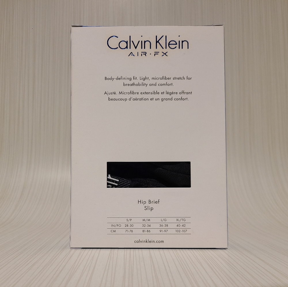 Calvin Klein Black Air FX Hip Brief Breathable Microfibre Stretch Brief in Box - Picture 2 of 3